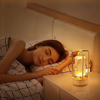 Wiederaufladbare Kristall-Tischlampe – 2000mAh led Retro-Licht