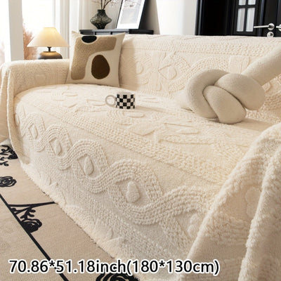 Weicher Fleece-Sofabezug für den Winter - Xiaoxing Beiti