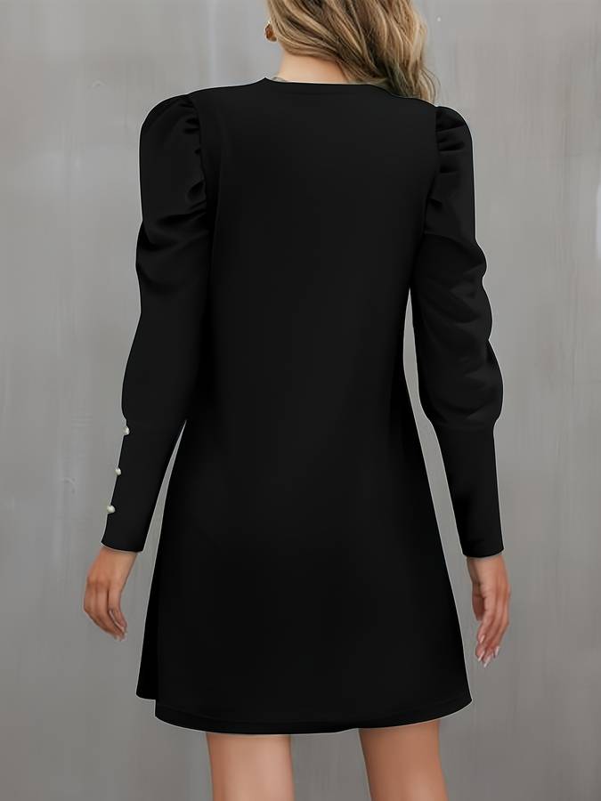 Willa® | Elegantes Kleid mit trendigen Puffärmeln