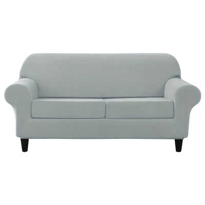 Weiche und elastische Jacquard-Sofahusse mit Kissenbezügen