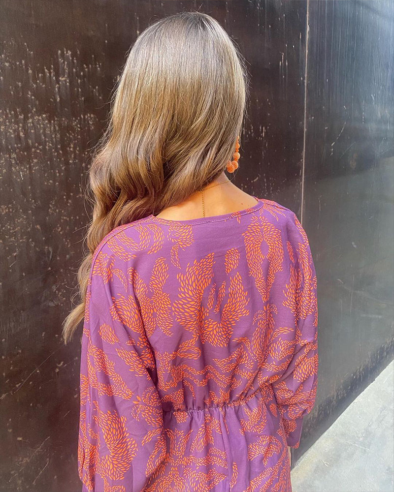 Elegantes langärmeliges Kleid für Frauen