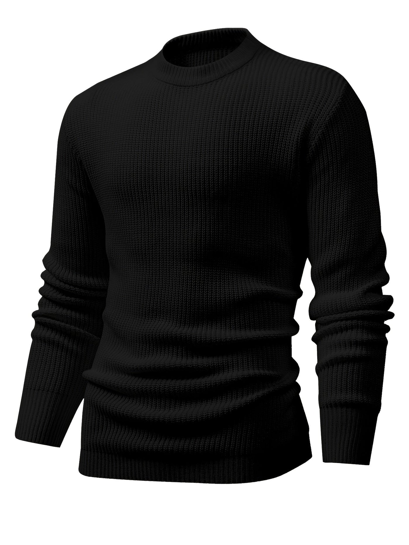 Adel | Klassischer Strickpullover mit runder Halspartie für den stilvollen Herbst und Winter