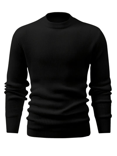 Adel | Klassischer Strickpullover mit runder Halspartie für den stilvollen Herbst und Winter