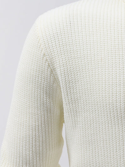 Adel | Klassischer Strickpullover mit runder Halspartie für den stilvollen Herbst und Winter