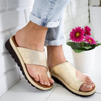 Zehensandalen mit Kreuzband | Ergonomische Sohle | Lässiger Komfort
