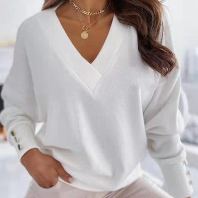 Bella | Eleganz trifft auf Komfort, Der V-Ausschnitt-Pullover zum Verlieben