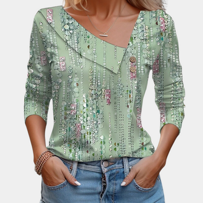 Jean® | Langärmlige Bluse mit Blumendruck