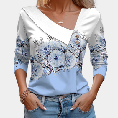 Jean® | Langärmlige Bluse mit Blumendruck