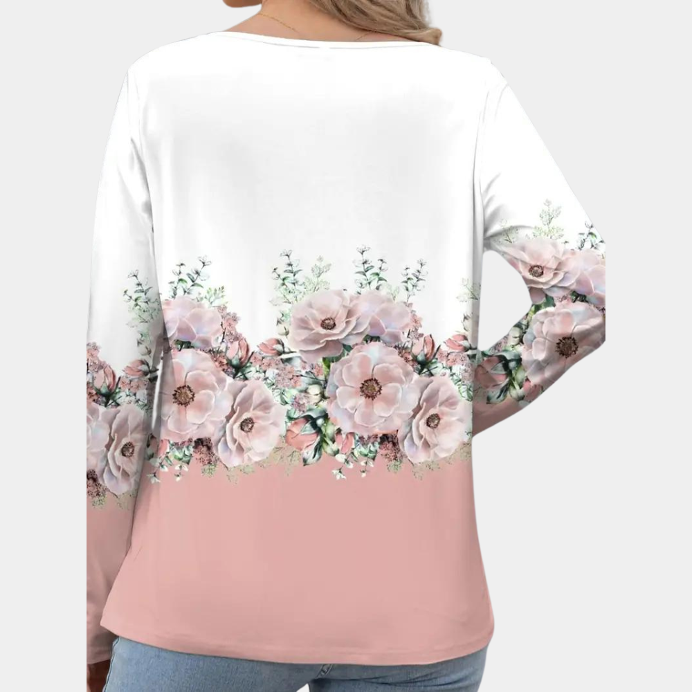 Jean® | Langärmlige Bluse mit Blumendruck