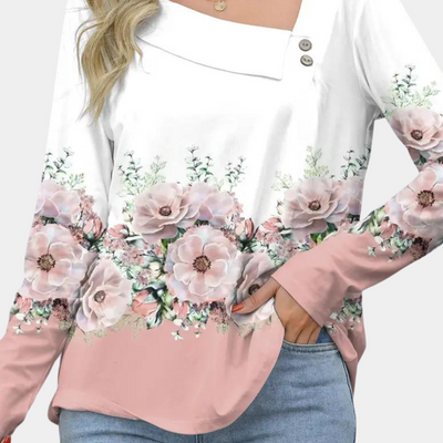 Jean® | Langärmlige Bluse mit Blumendruck