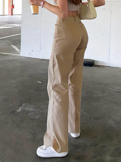 Caitlin | Damenmode mit High-Waist Straight Leg Jeans für jede Gelegenheit