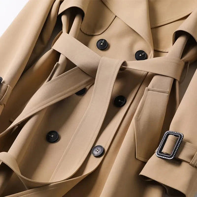 Carolin | Klassischer Frühlings-Trenchcoat Stilvolles design