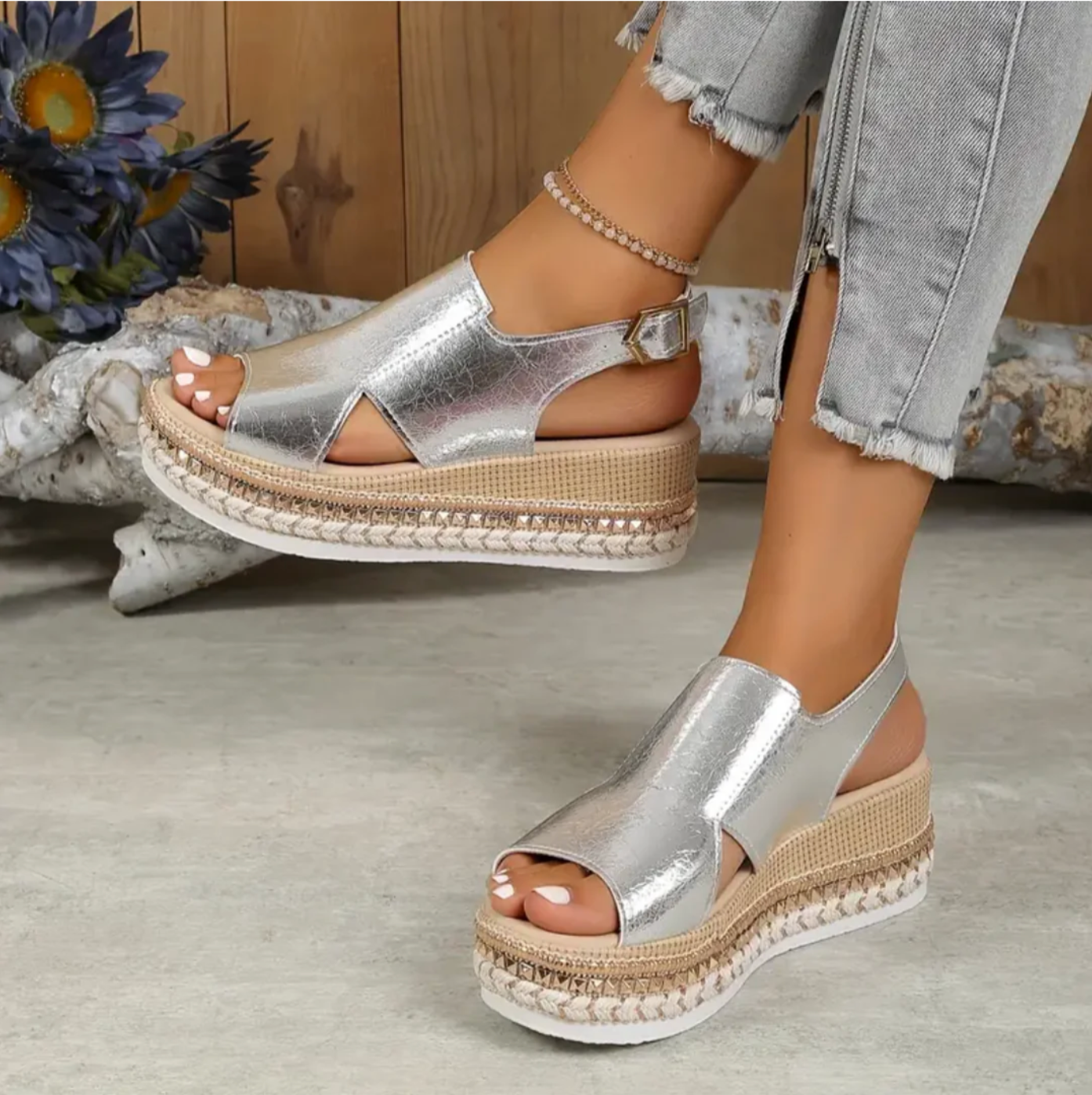 Caroline Orthopädische Sandalen - Hervorragende Fußgewölbestütze und maximaler Komfort