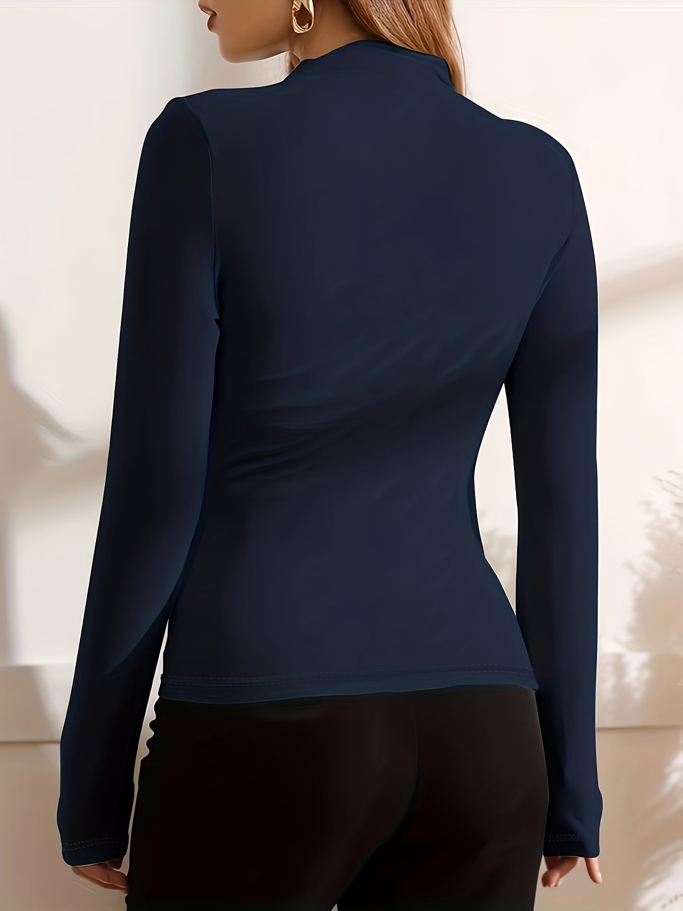 Charlotte Eleganz | Autumn Bliss Langarm mit Rüschen für mühelosen Stil