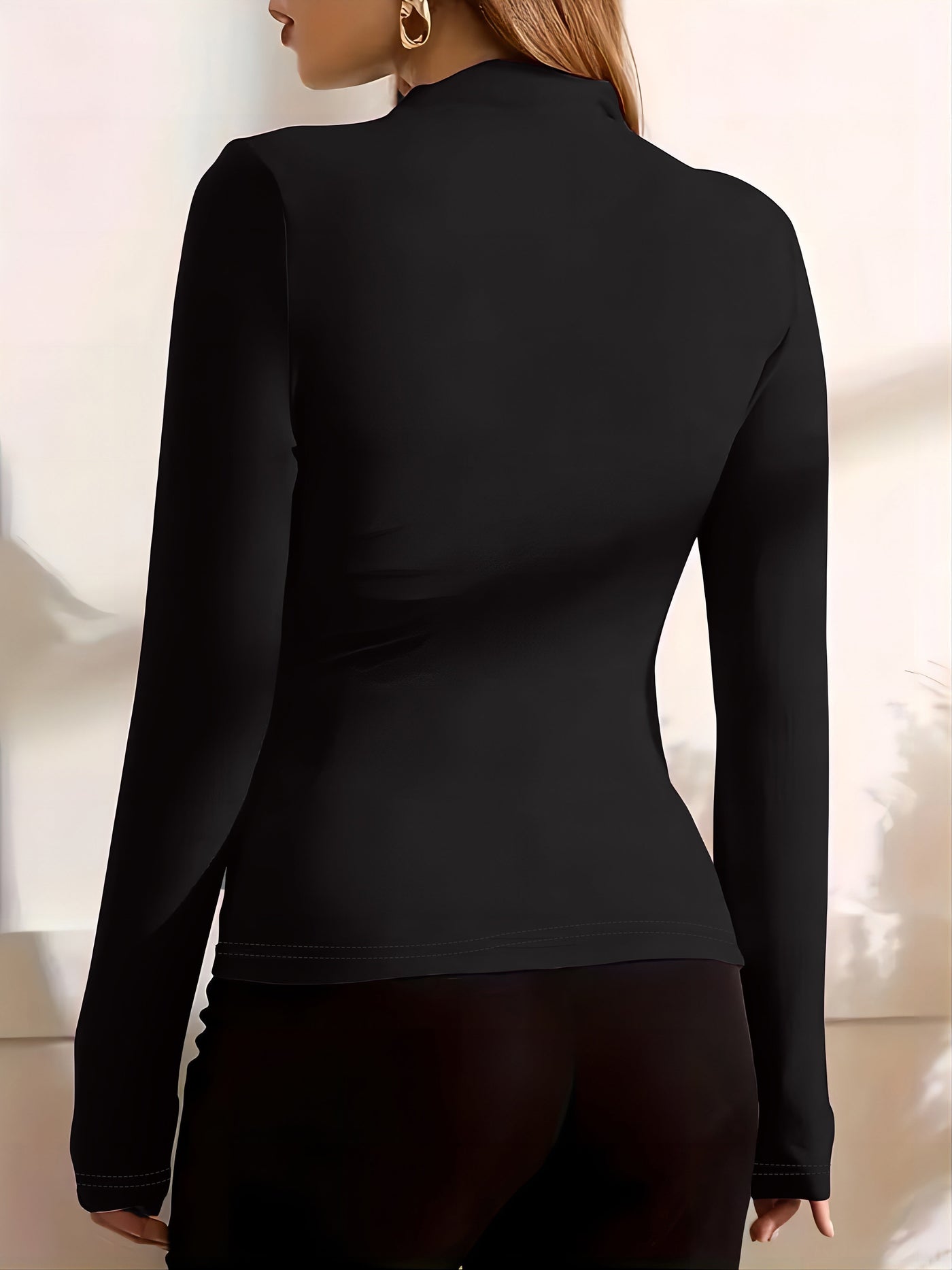 Charlotte Eleganz | Autumn Bliss Langarm mit Rüschen für mühelosen Stil