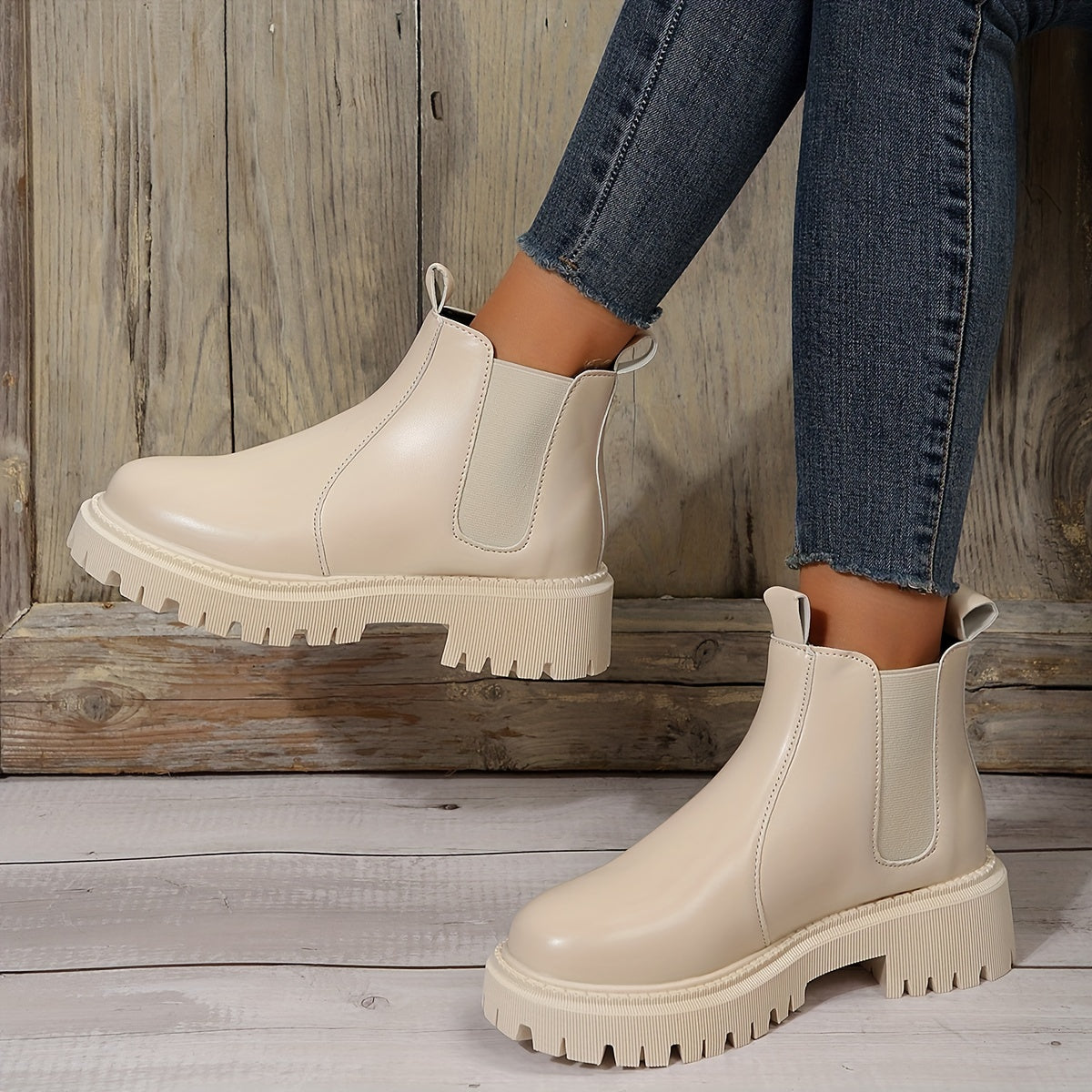 Chelsea | Entdecken Sie Eleganz und Komfort mit unseren Effen Platformlaarzen für Damen