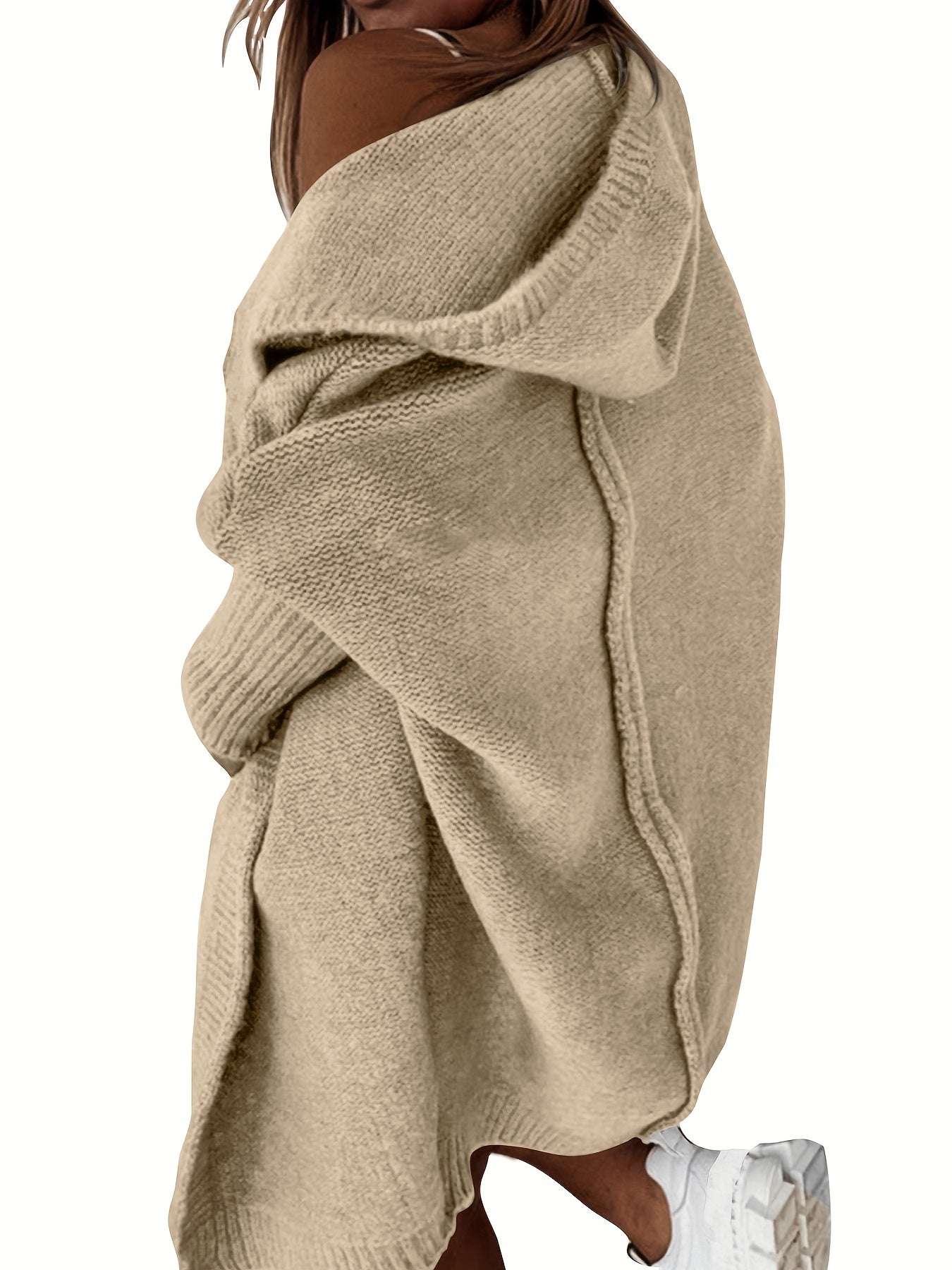 CosyChic Strickweste | Gemütliche Eleganz, Das Winterwunder Oversized Strickweste
