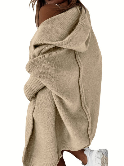 CosyChic Strickweste | Gemütliche Eleganz, Das Winterwunder Oversized Strickweste