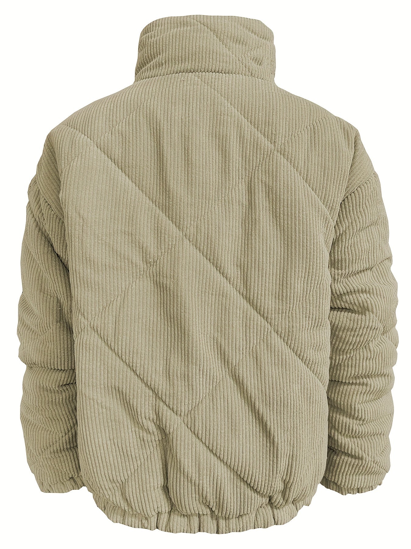 Courtney | Warm und Vielseitig, Einfache Corduroy Jacke mit Reißverschluss