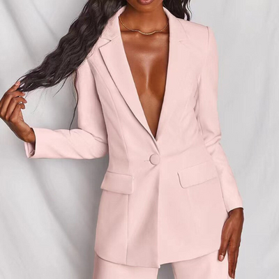 Damenanzug mit Blazer und Hose für Festliche Anlässe - Eleganter Damen Anzug