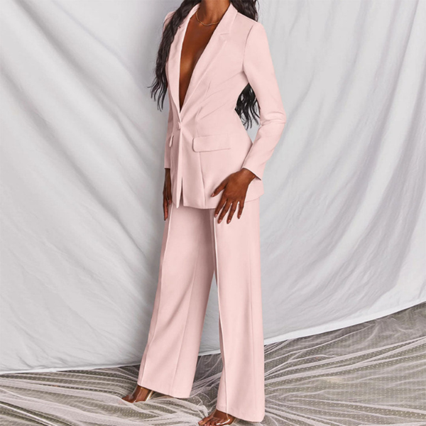 Damenanzug mit Blazer und Hose für Festliche Anlässe - Eleganter Damen Anzug
