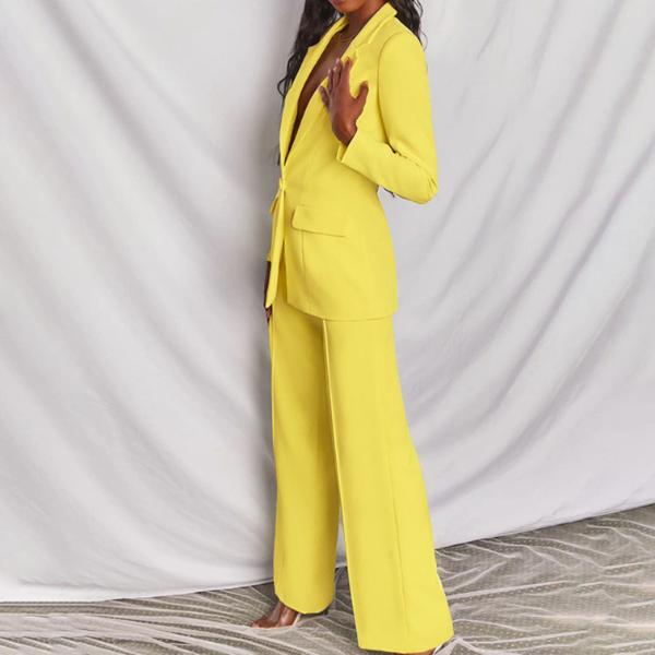 Damenanzug mit Blazer und Hose für Festliche Anlässe - Eleganter Damen Anzug