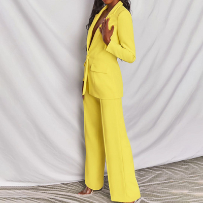 Damenanzug mit Blazer und Hose für Festliche Anlässe - Eleganter Damen Anzug