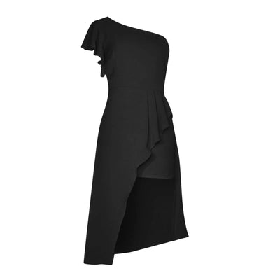 Linda® | Ärmelloses, formelles Midi-Kleid mit einer Schulter
