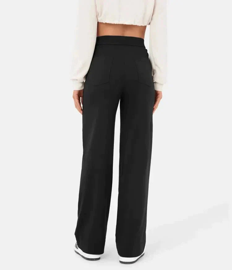 Delia | Bequeme Hose mit hoher Taille und Gummizug in der Taille