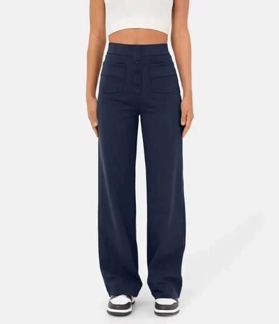 Delia | Bequeme Hose mit hoher Taille und Gummizug in der Taille