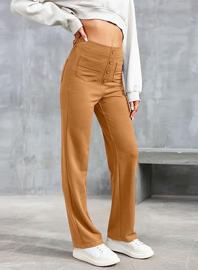 Delia | Bequeme Hose mit hoher Taille und Gummizug in der Taille