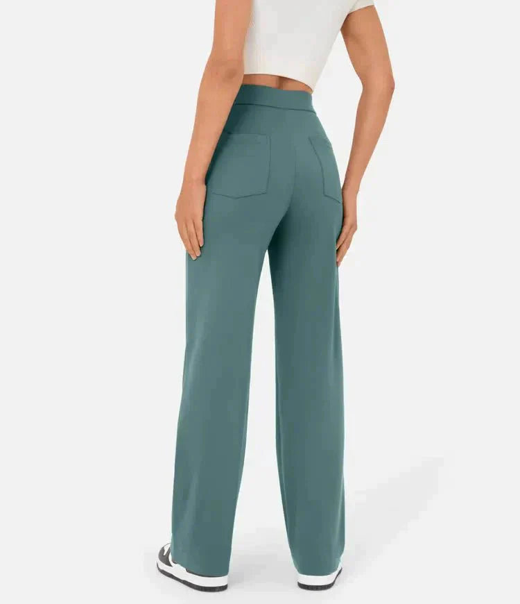 Delia | Bequeme Hose mit hoher Taille und Gummizug in der Taille
