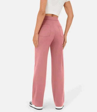 Delia | Bequeme Hose mit hoher Taille und Gummizug in der Taille