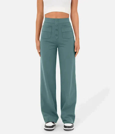 Delia | Bequeme Hose mit hoher Taille und Gummizug in der Taille