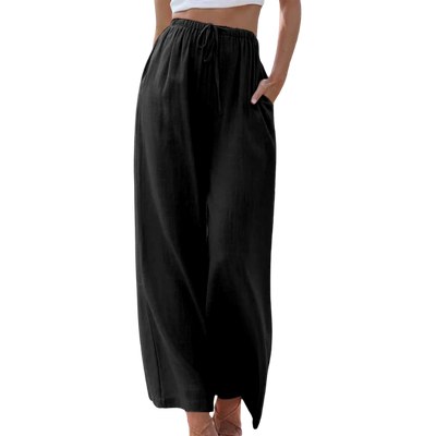 Weite Sommerhose | Elastischer Bund | Luftiger Schnitt