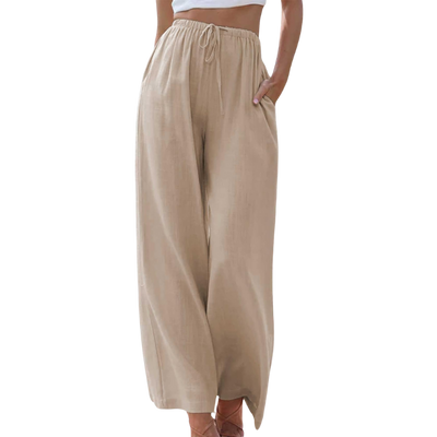 Weite Sommerhose | Elastischer Bund | Luftiger Schnitt