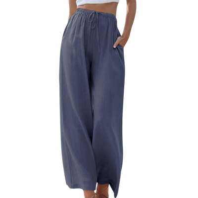 Weite Sommerhose | Elastischer Bund | Luftiger Schnitt