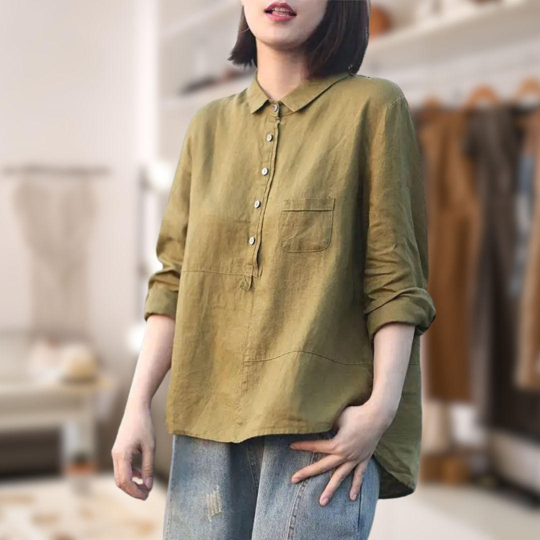 Scarlett® | Lockere und atmungsaktive Bluse für Damen