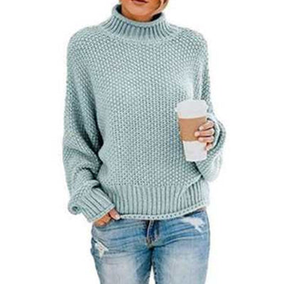 Eda | Exklusiver Strickpullover mit stilvollem Rollkragen