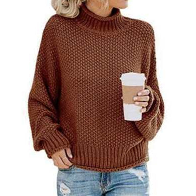 Eda | Exklusiver Strickpullover mit stilvollem Rollkragen