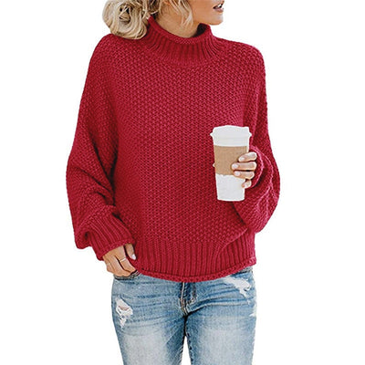 Eda | Exklusiver Strickpullover mit stilvollem Rollkragen