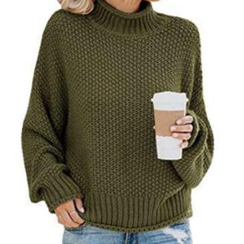 Eda | Exklusiver Strickpullover mit stilvollem Rollkragen