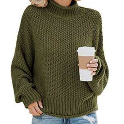 Eda | Exklusiver Strickpullover mit stilvollem Rollkragen