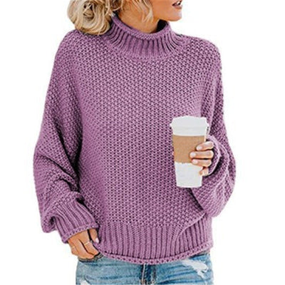 Eda | Exklusiver Strickpullover mit stilvollem Rollkragen