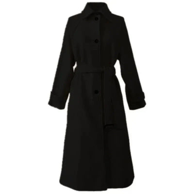 Elisa | Stilvolle Taillengürtel und eine Verdickte Lange Jacke für die Perfekte All-Match mode