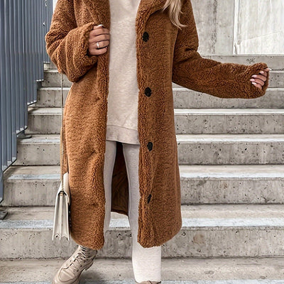Emma | Zeitlose Eleganz im Mittellangen Trenchcoat für moderne Frauen