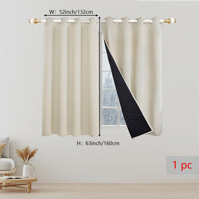 EternalWarmth | Erhöhen Sie Ihren Raum mit luxuriösen 1-Panel-Wärmeisolationsvorhängen