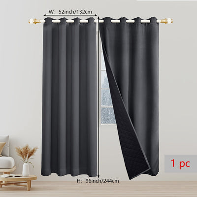 EternalWarmth | Erhöhen Sie Ihren Raum mit luxuriösen 1-Panel-Wärmeisolationsvorhängen