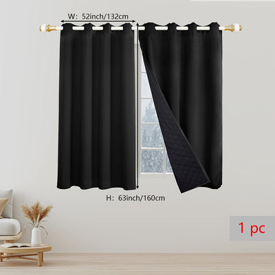 EternalWarmth | Erhöhen Sie Ihren Raum mit luxuriösen 1-Panel-Wärmeisolationsvorhängen