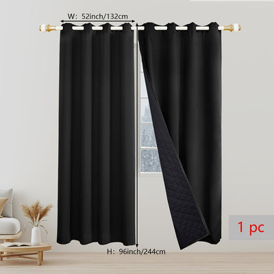 EternalWarmth | Erhöhen Sie Ihren Raum mit luxuriösen 1-Panel-Wärmeisolationsvorhängen